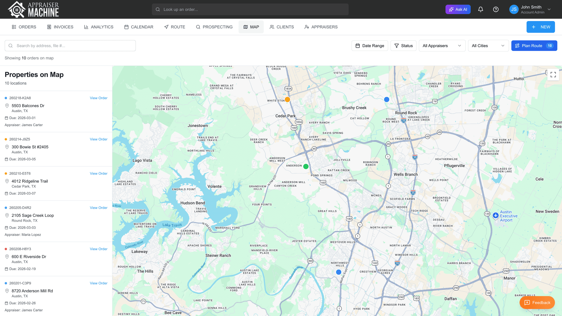 Prospecting Dashboard