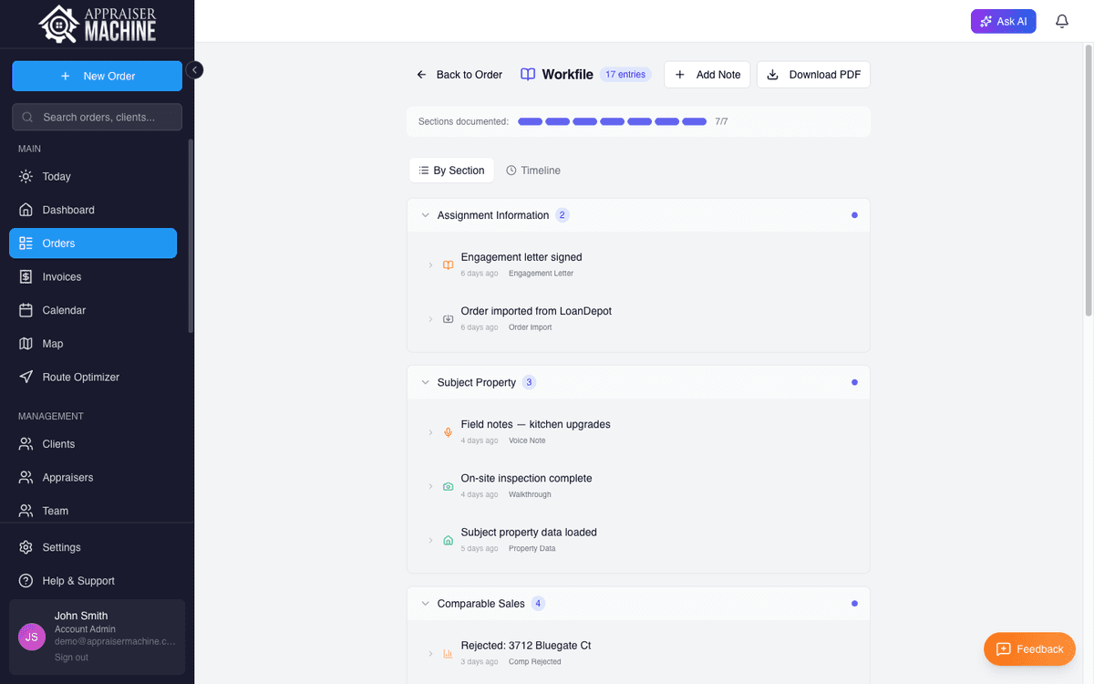 Your Workfile Builds Itself While You Work